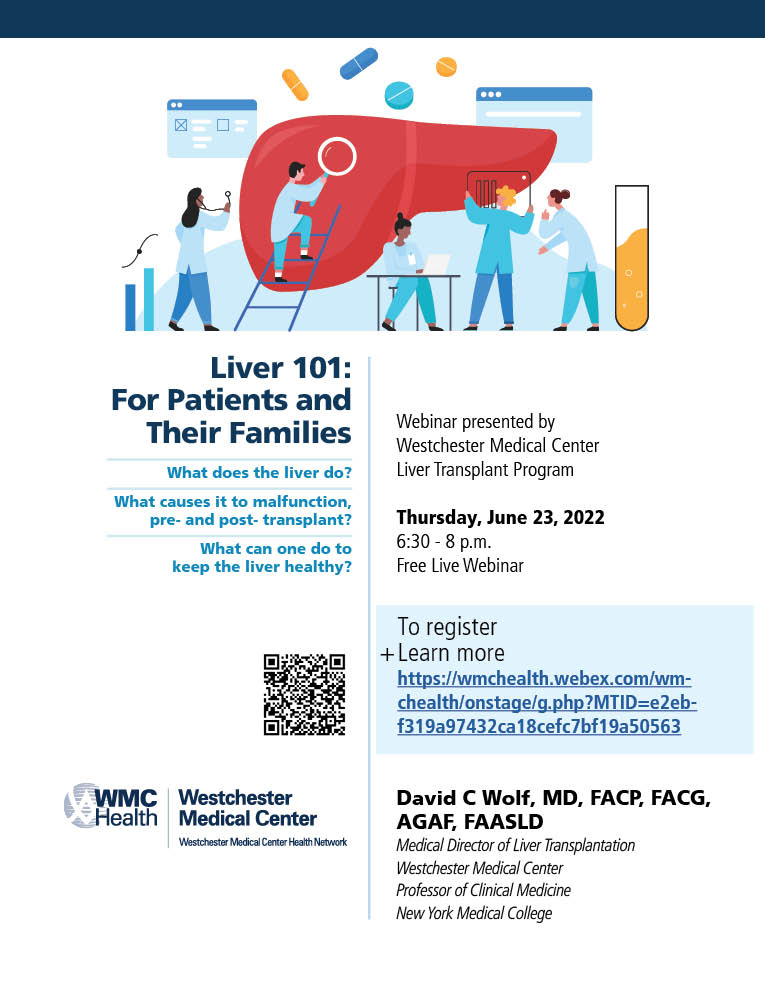 What does the liver do? What causes it to malfunction, pre- and post- transplant? What can one do to keep the liver healthy? Click to register.